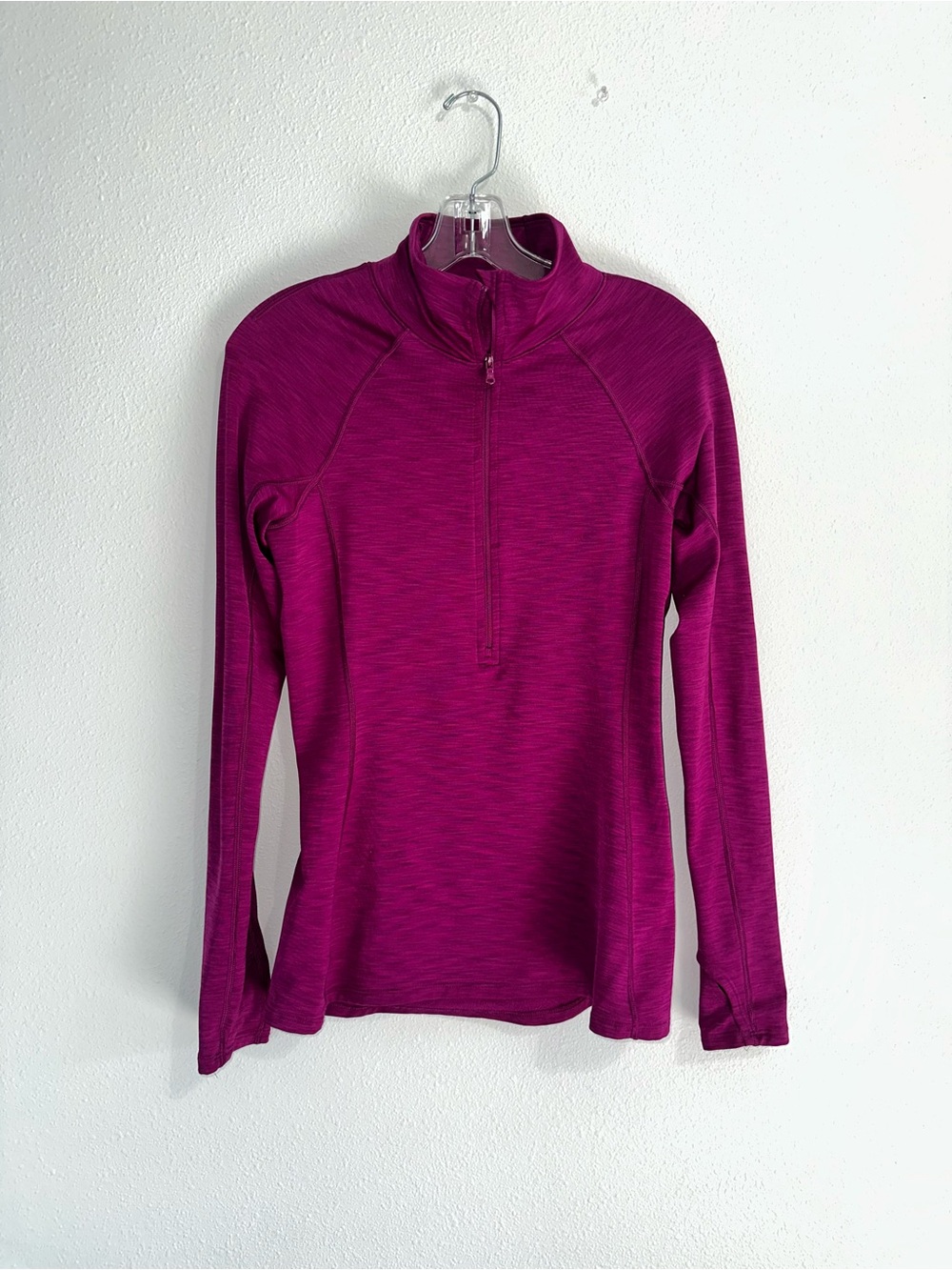 Under Armour ColdGear Fitted 1/2 Zip Pullover - Magenta - Size Small